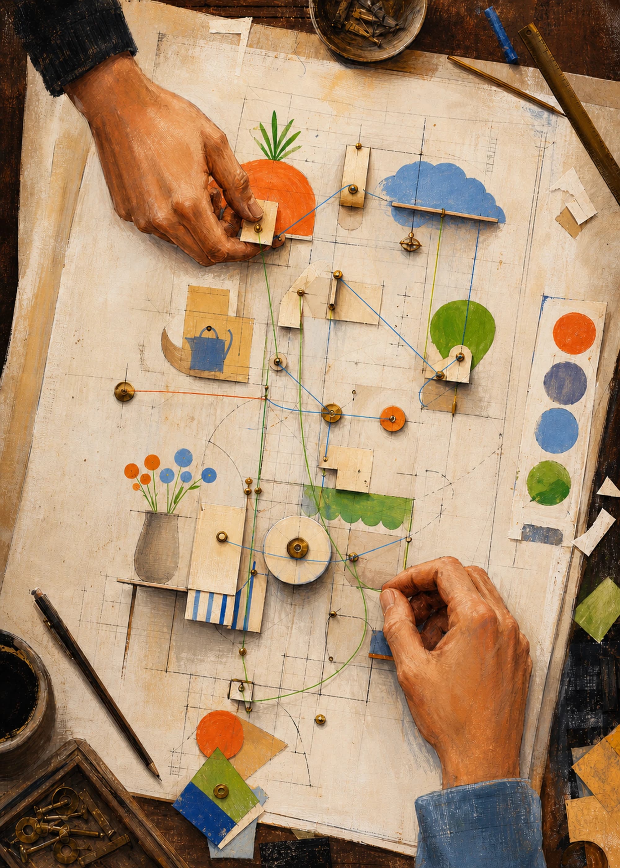 Shared Circuit — Color Study — artwork preview