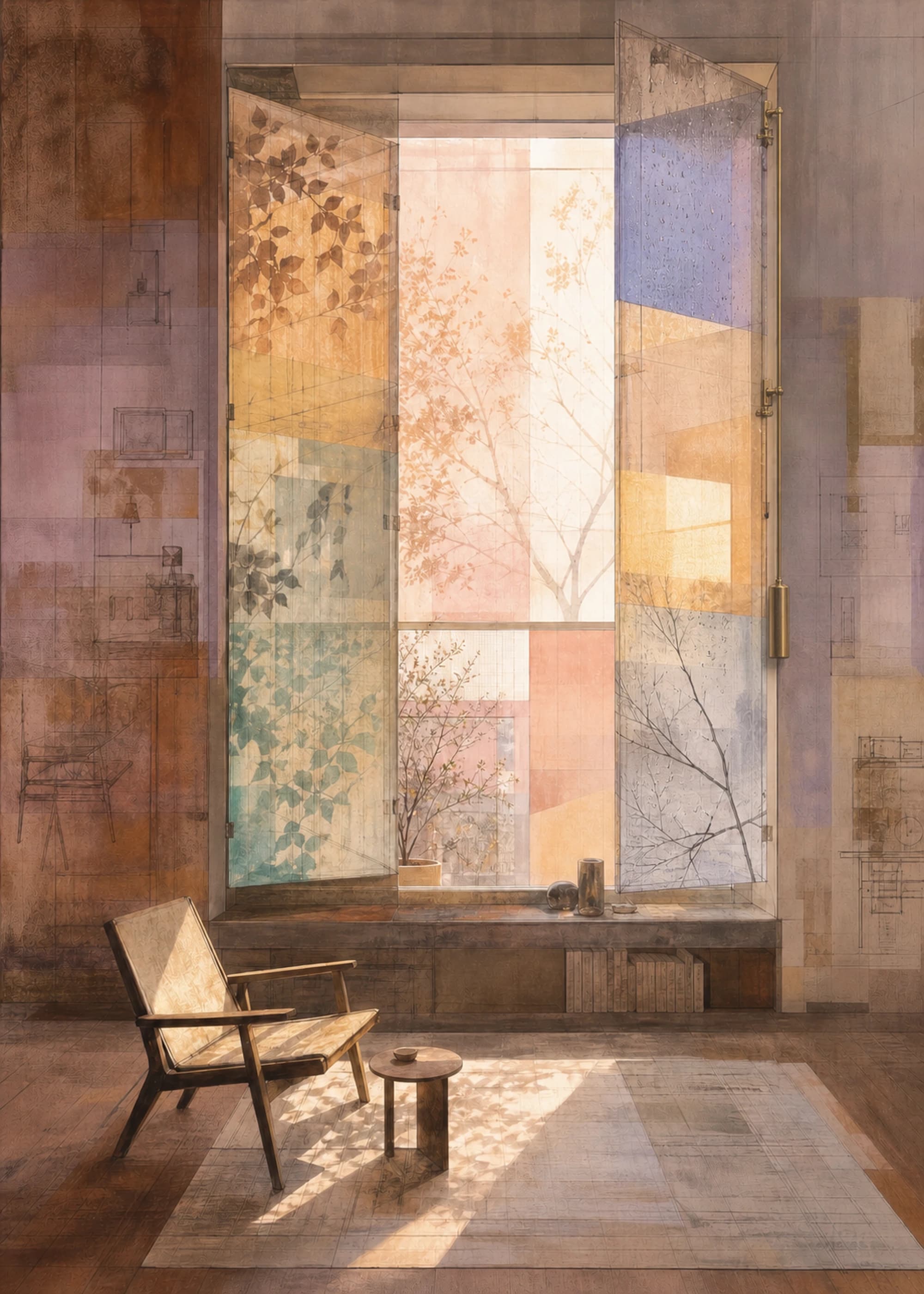 A Window That Remembers — Hinge Study — artwork preview